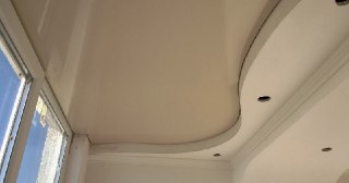 Натяжной потолок на балкон Туймазы, цена 6346 руб.