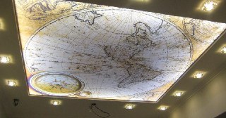 Натяжной потолок с фотопечатью Туймазы, цена от 6377 руб.